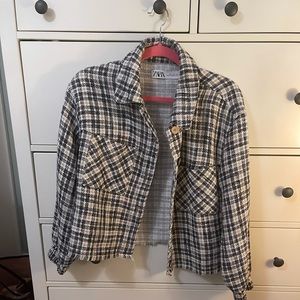 Zara Cropped Shacket